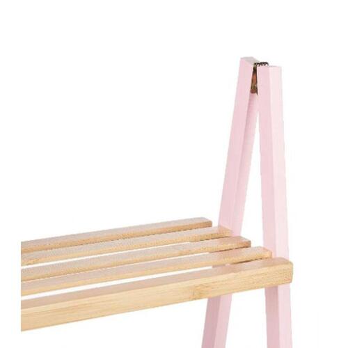 Badeværelse reol Pink Natur Bambus Fyr 40,3 x 81,5 x 30 cm
