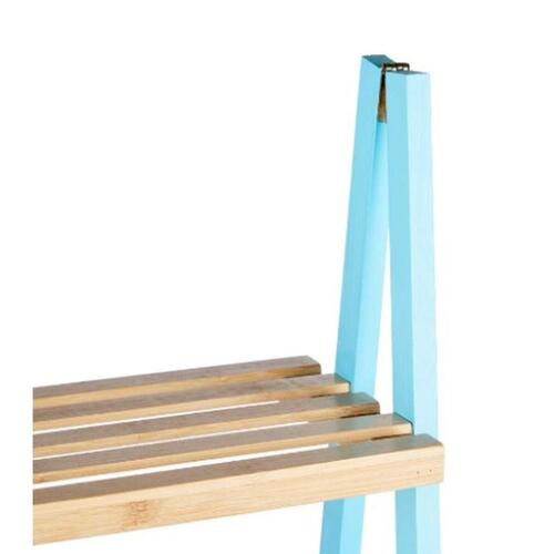 Badeværelse reol Blå Natur Bambus Fyr 40 x 109,3 x 30 cm