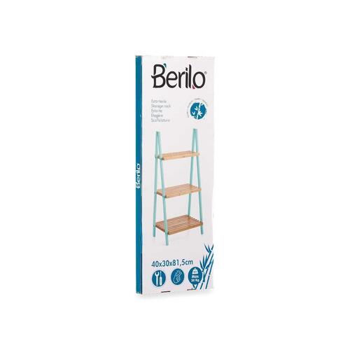 Badeværelse reol Natur Mint Bambus Fyr 40,3 x 81,5 x 30 cm