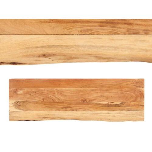 Hallbord Live Edge 120 x 35 x 77 cm Brun Sort Akacie