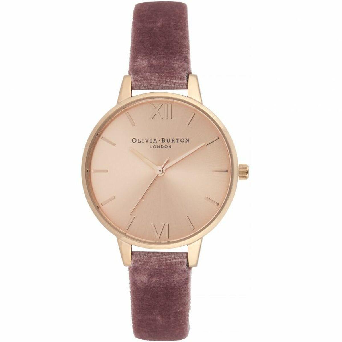 Olivia Burton dameur OB16DE03, 34 mm - pink skive & violet rem