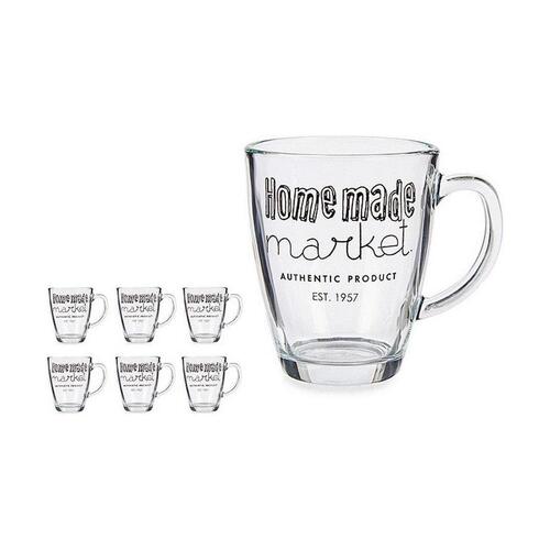 Krus Market Gennemsigtig Glas (320 ml) (6 enheder)