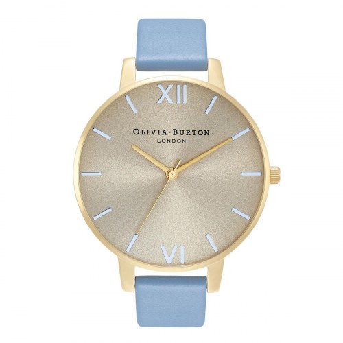 Olivia Burton dameur OB16EN15, blå rem, Ø 38 mm