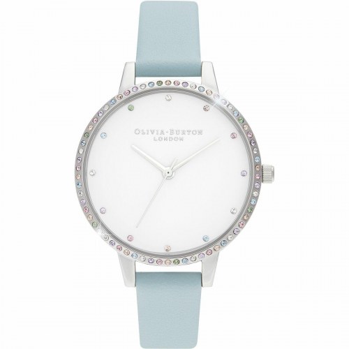 Olivia Burton dameur OB16RB19, 34 mm - blå rem