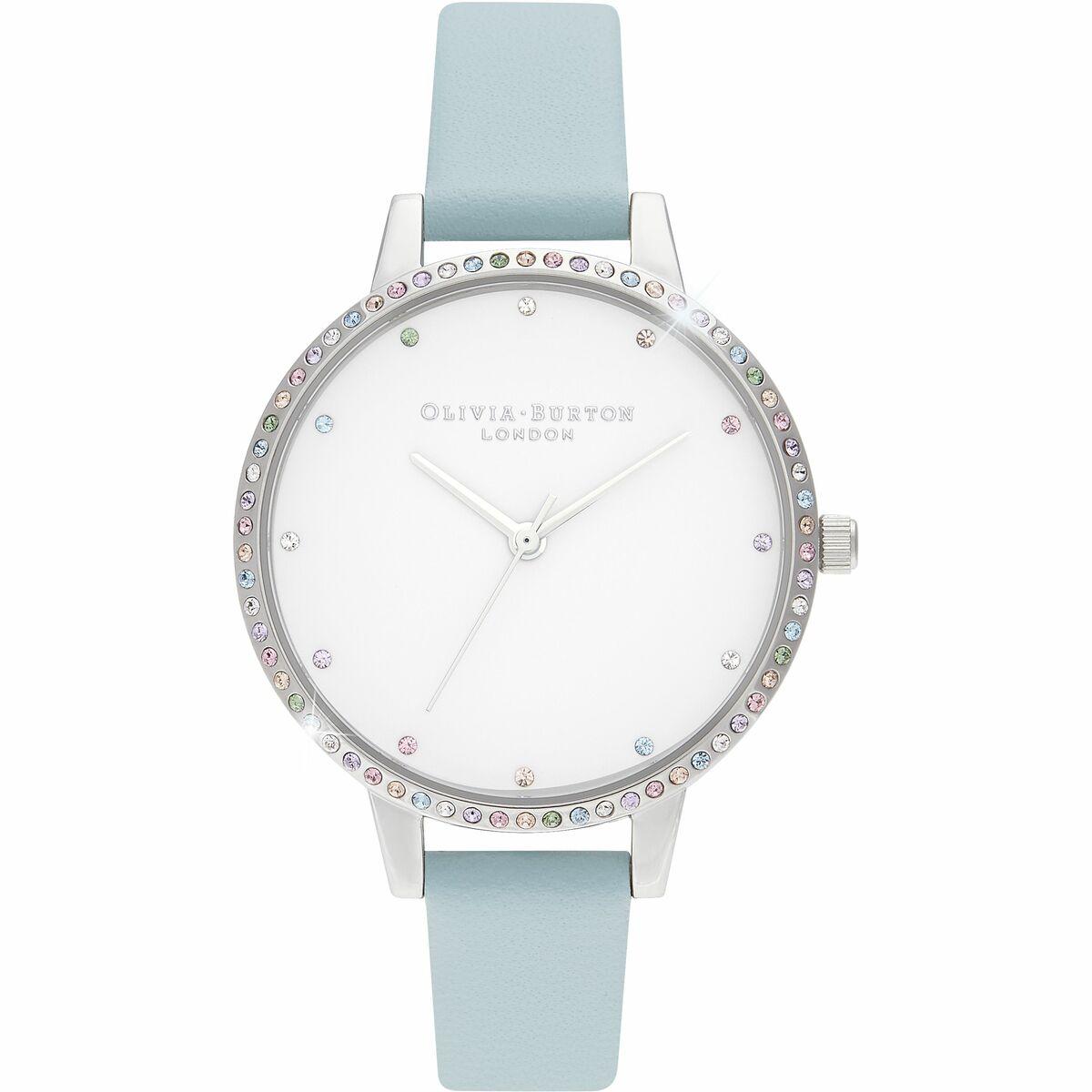 Olivia Burton dameur OB16RB19, 34 mm - blå rem