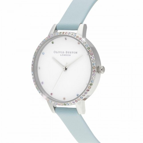 Olivia Burton dameur OB16RB19, 34 mm - blå rem