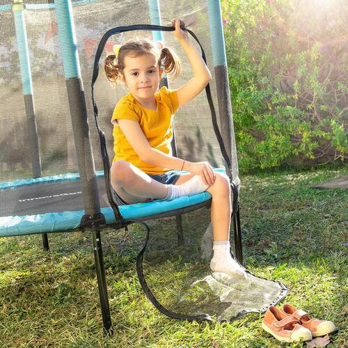 Juniortrampolin med sikkerhedsnet Kidine (OUTLET B)
