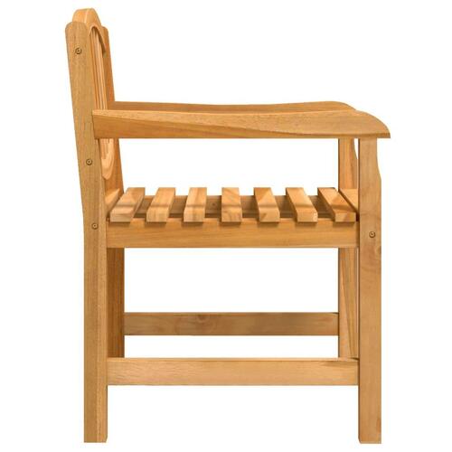 Havestole 4 stk. 58x59x88 cm massivt teaktræ