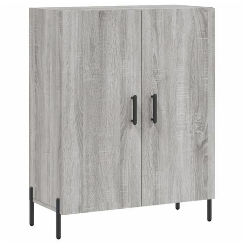 Højskab 69,5x34x180 cm konstrueret træ grå sonoma-eg