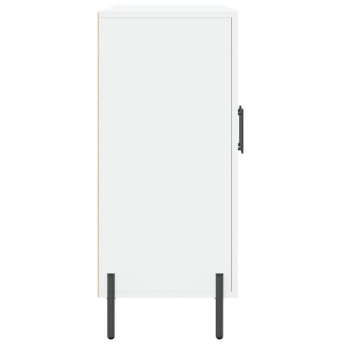 Skab 90x34x80 cm konstrueret træ hvid