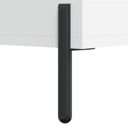 Skab 90x34x80 cm konstrueret træ hvid