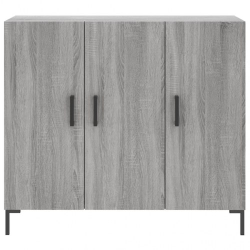 Skænk 90×34×80 cm i konstrueret træ - grå sonoma-eg