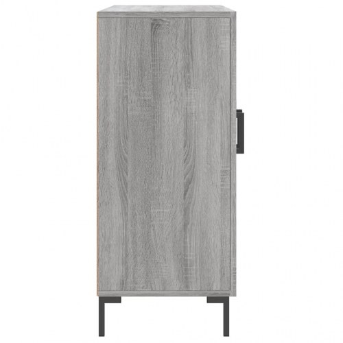 Skænk 90×34×80 cm i konstrueret træ - grå sonoma-eg