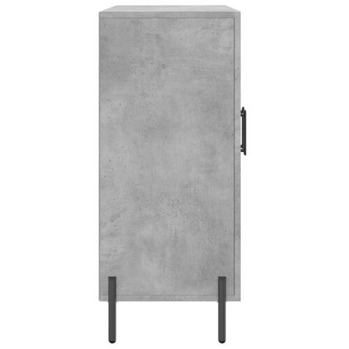 Skab 90x34x80 cm konstrueret træ betongrå