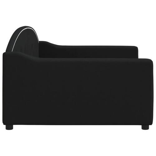 Daybed 100x200 cm stof sort