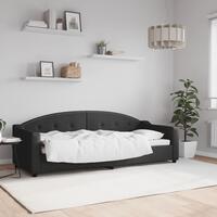 Daybed 80x200 cm stof sort