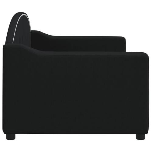 Daybed 80x200 cm stof sort