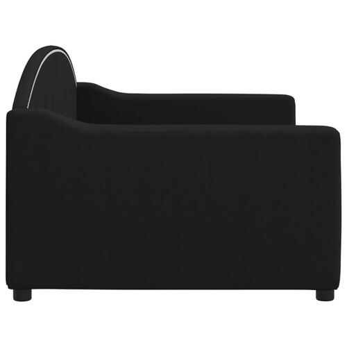 Daybed 90x200 cm stof sort