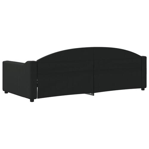 Daybed 90x200 cm stof sort