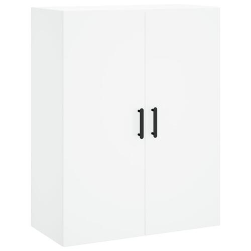 Vægskabe 2 stk. 69,5x34x90 cm hvid