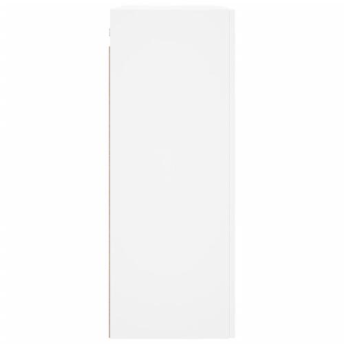 Vægskabe 2 stk. 69,5x34x90 cm hvid