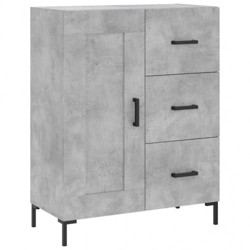Højskab 69,5×34×180 cm i konstrueret træ - betongrå