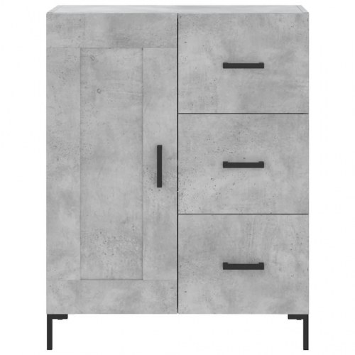 Højskab 69,5×34×180 cm i konstrueret træ - betongrå