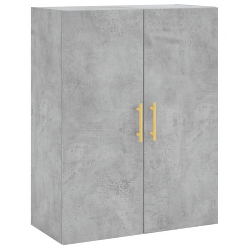 Højskab 69,5×34×180 cm i konstrueret træ - betongrå
