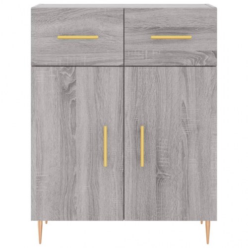 Højskab 69,5×34×180 cm i konstrueret træ - grå sonoma-eg