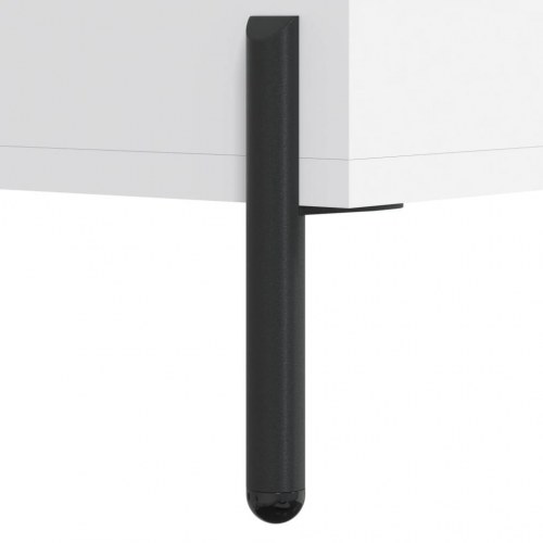Højskab 34,5 × 34 × 180 cm i konstrueret træ - hvid