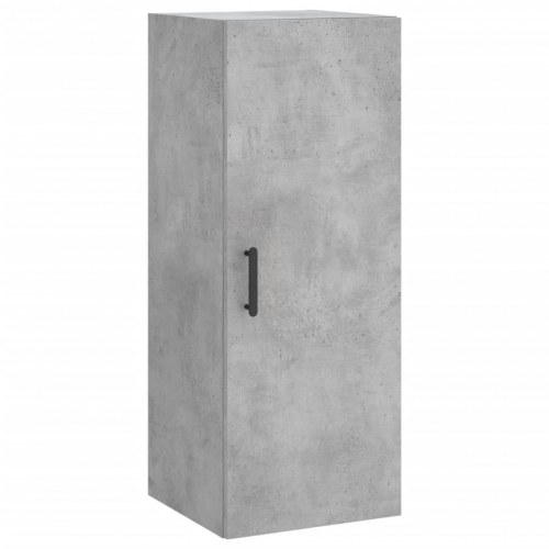 Højskab i konstrueret træ 34,5 × 34 × 180 cm - betongrå