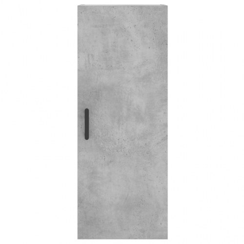 Højskab i konstrueret træ 34,5 × 34 × 180 cm - betongrå