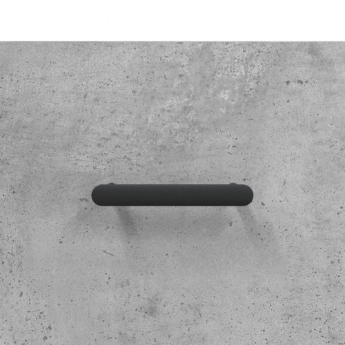 Højskab i konstrueret træ 34,5 × 34 × 180 cm - betongrå