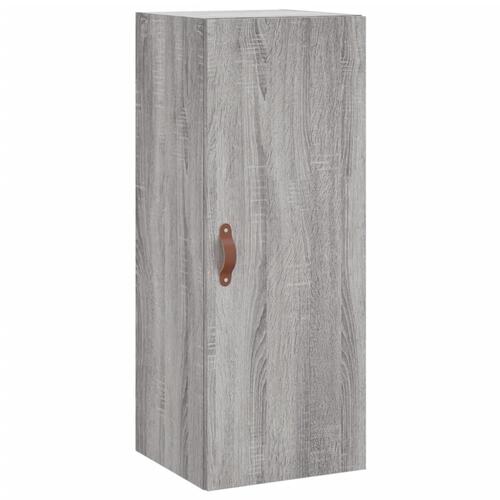Højskab 34,5x34x180 cm konstrueret træ grå sonoma-eg
