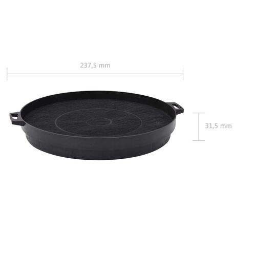 Kulfiltre til emhætte 210 mm 2 stk.