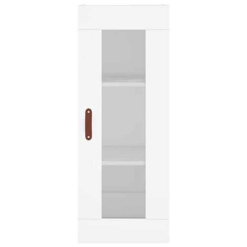 Skab 34,5x34x180 cm konstrueret træ hvid