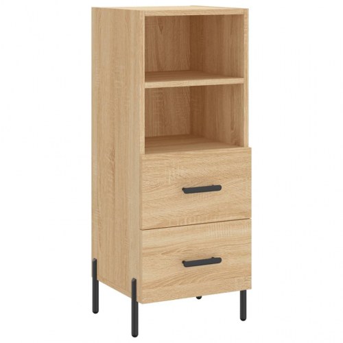 Skab 34,5x34x180 cm konstrueret træ sonoma-eg