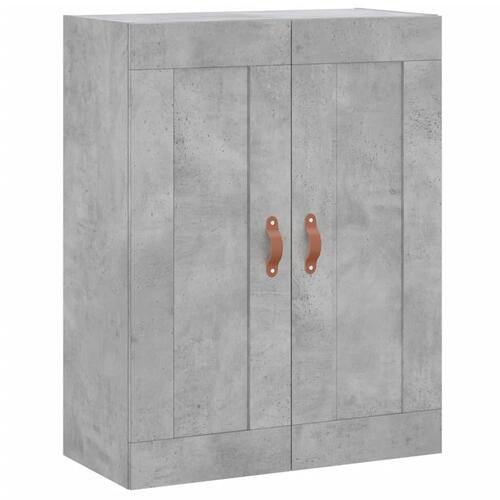 Højskab 69,5x34x180 cm konstrueret træ betongrå