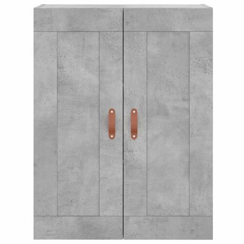 Højskab 69,5x34x180 cm konstrueret træ betongrå