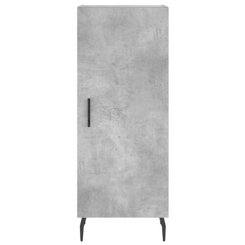 Skab 34,5x34x180 cm konstrueret træ betongrå