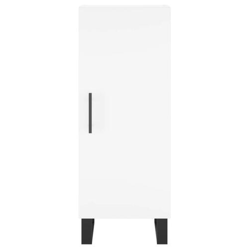 Skab 34,5x34x180 cm konstrueret træ hvid