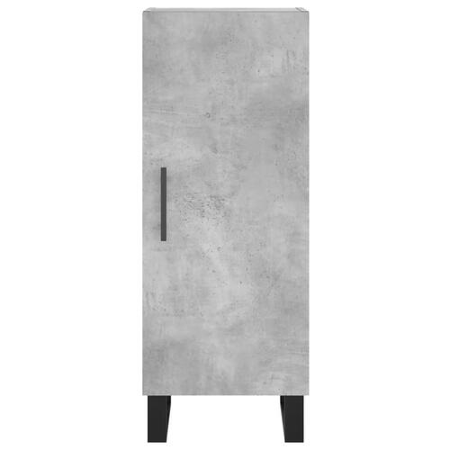 Skab 34,5x34x180 cm konstrueret træ betongrå