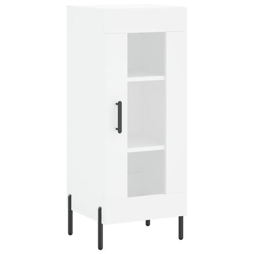 Skab 34,5x34x180 cm konstrueret træ hvid