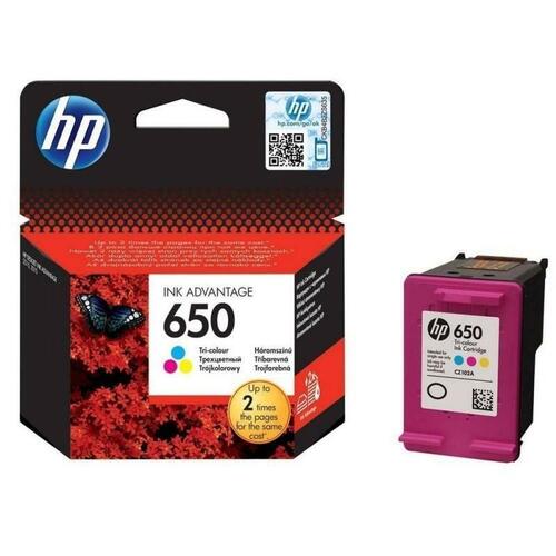 Original blækpatron HP 650 Multifarvet