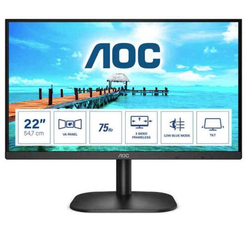 Skærm AOC 22B2H/EU 21,5" WLED LED VA Flicker free 75 Hz 50-60 Hz