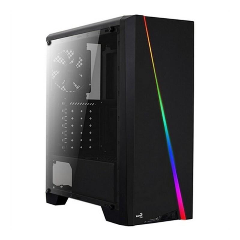 Aerocool Cylon ATX midi-tower kabinet - sort med RGB og USB 3.0
