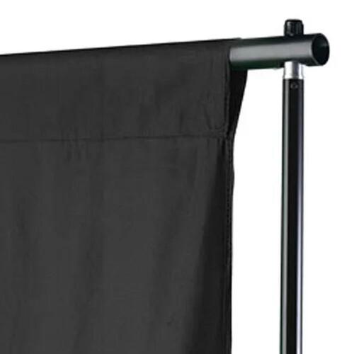 Fotobaggrund i bomuld sort 300 x 300 cm