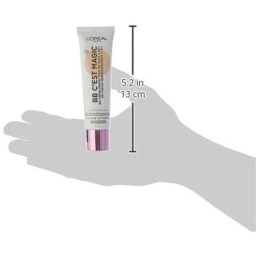 Fugtighedscreme med Farve 02 Light L'Oreal Make Up Magic Bb Klar Spf 10 30 ml