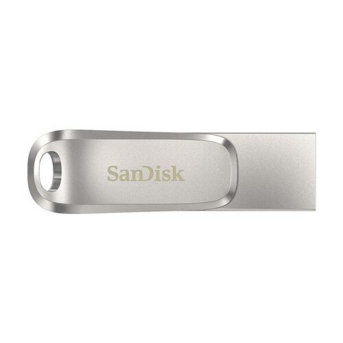 Mikro-SD-hukommelseskort med adapter SanDisk SDDDC4-128G-G46 128GB Nøglesnor Sølvfarvet Stål 128 GB
