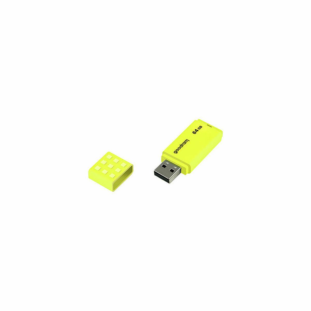 USB-stik GoodRam UME2 Gul Sort 64 GB